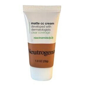 Neutrogena Matte CC Cream Amber‎ 8.0 1.0oz Niacinamide Full Coverage Oil-Free